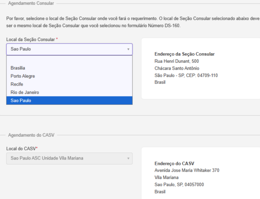 Imagem Agendamento visto americano 19